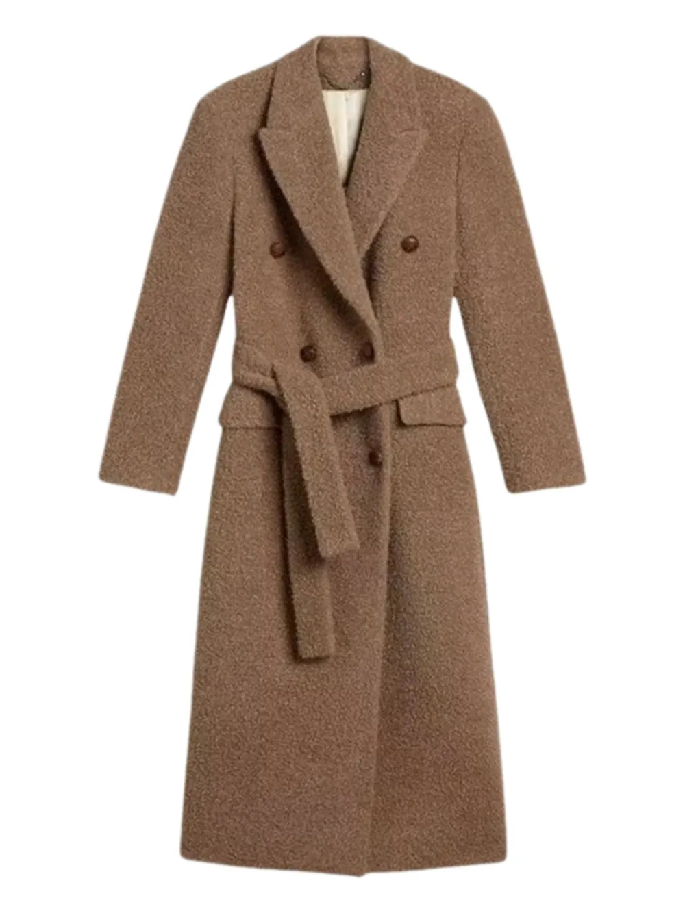 Golden Goose double-breasted belted coat | Brown | Image 1