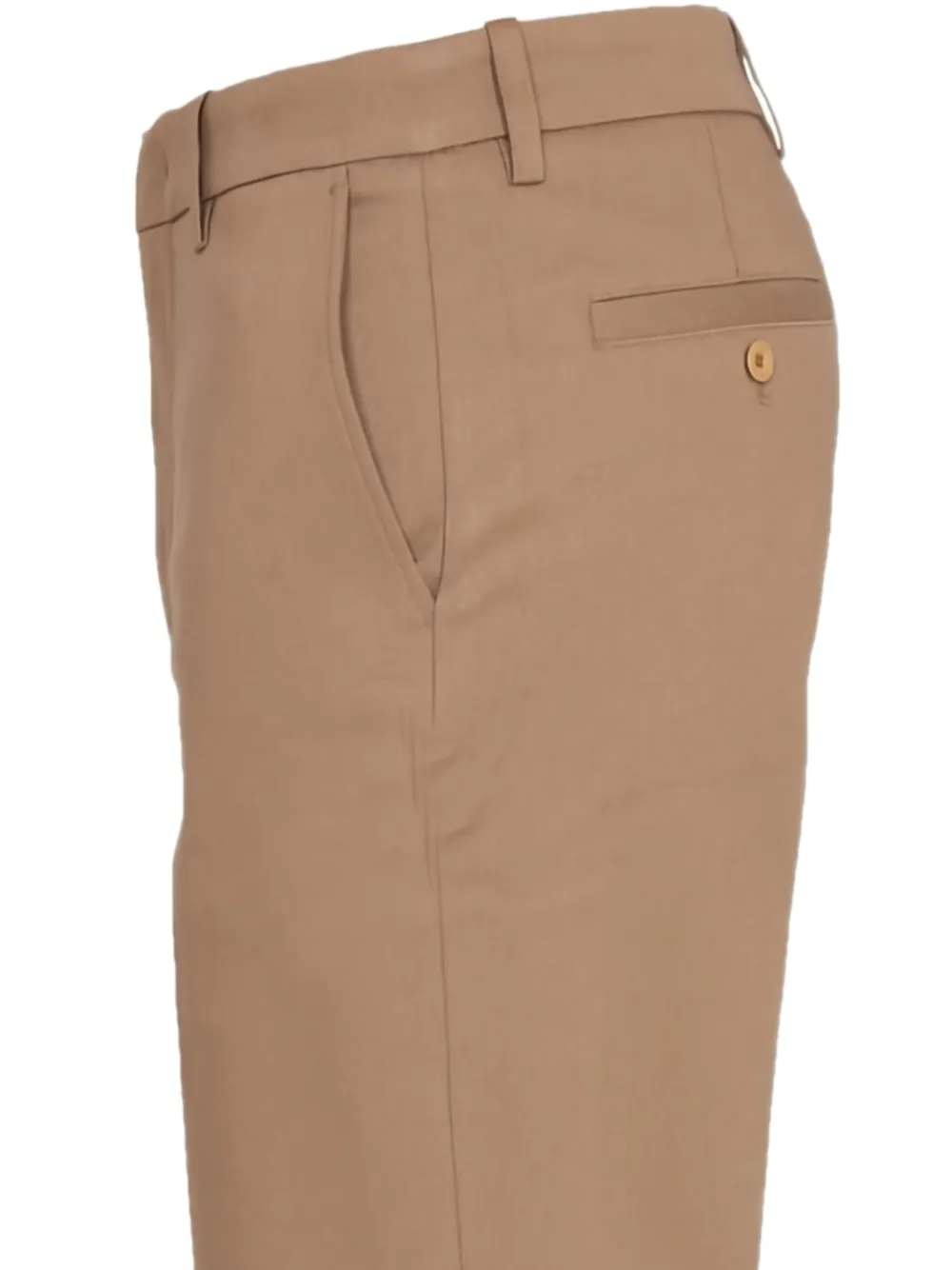 Department 5 cotton-blend straight-leg trousers - Beige
