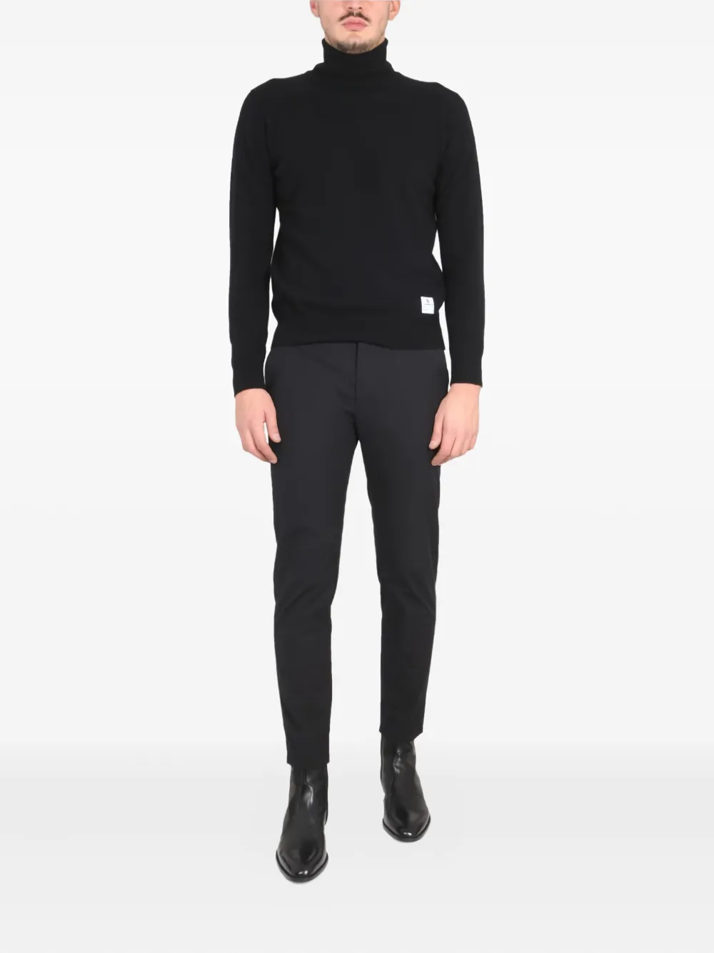 Department 5 back-pocket trousers - Zwart