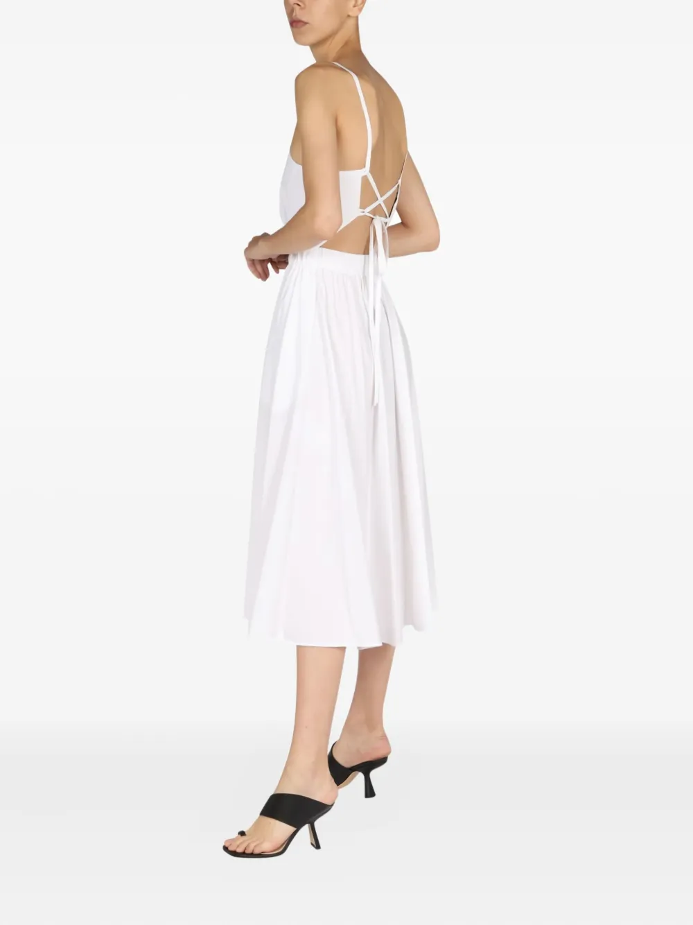  Department 5 Tie Back-fastening Dress - White 
