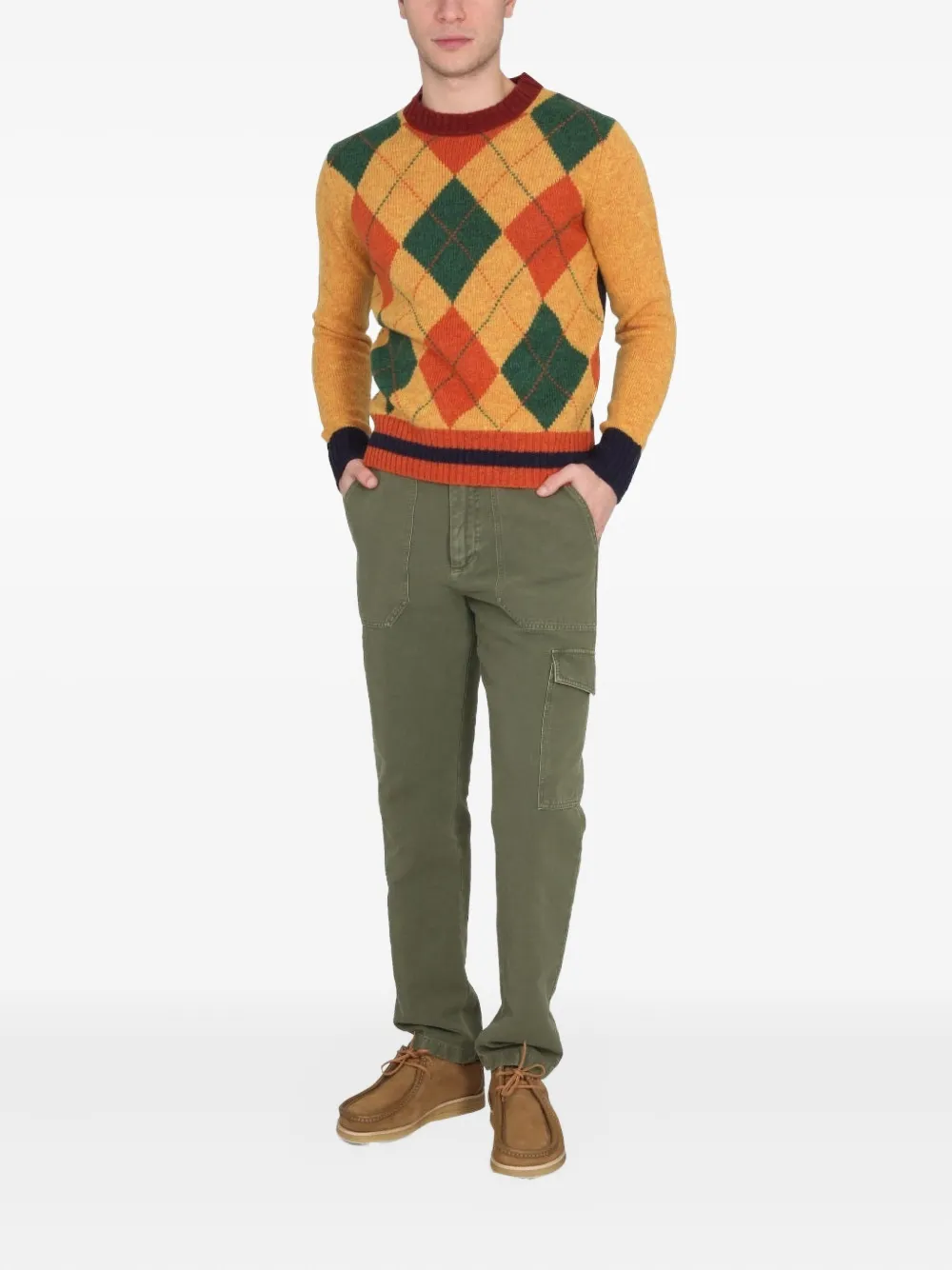 Department 5 cargo pocket trousers - Groen