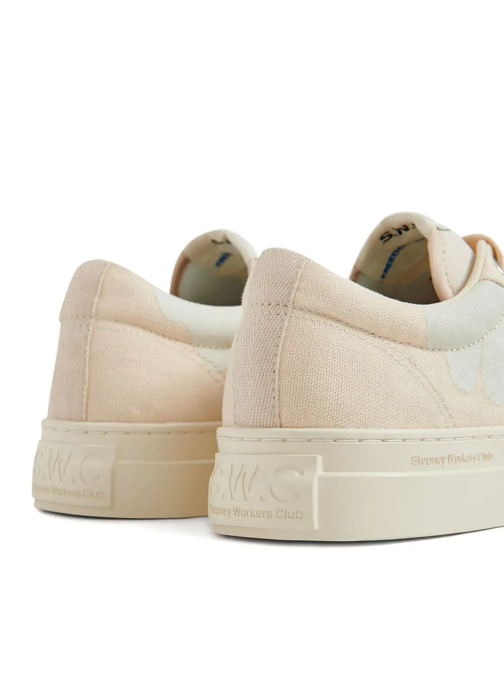 Stepney Workers Club Dellow Cup Shroomhands floral-patterned low-top sneakers Neutrals