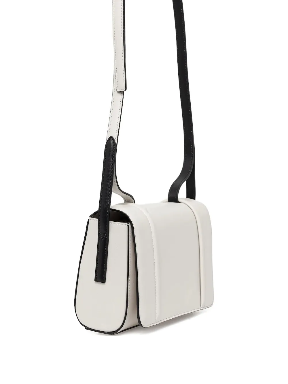 Furla mini Riva S leather strap crossbody bag - ホワイト Furla mini Riva S leather strap crossbody bag - ホワイト