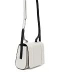 Furla mini Riva S leather strap crossbody bag - White