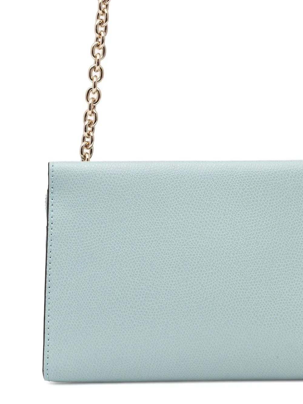 Furla Leren crossbodytas met kettinghengsel Blauw