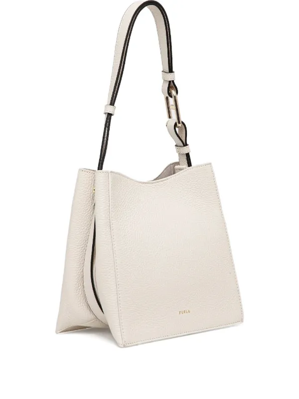 Furla Nuvola レザーハンドバッグ ミニ | ホワイト | FARFETCH JP