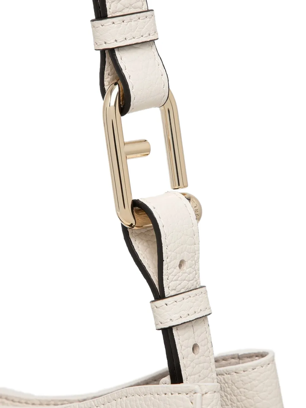 Furla Nuvola kleine leren shopper - Wit