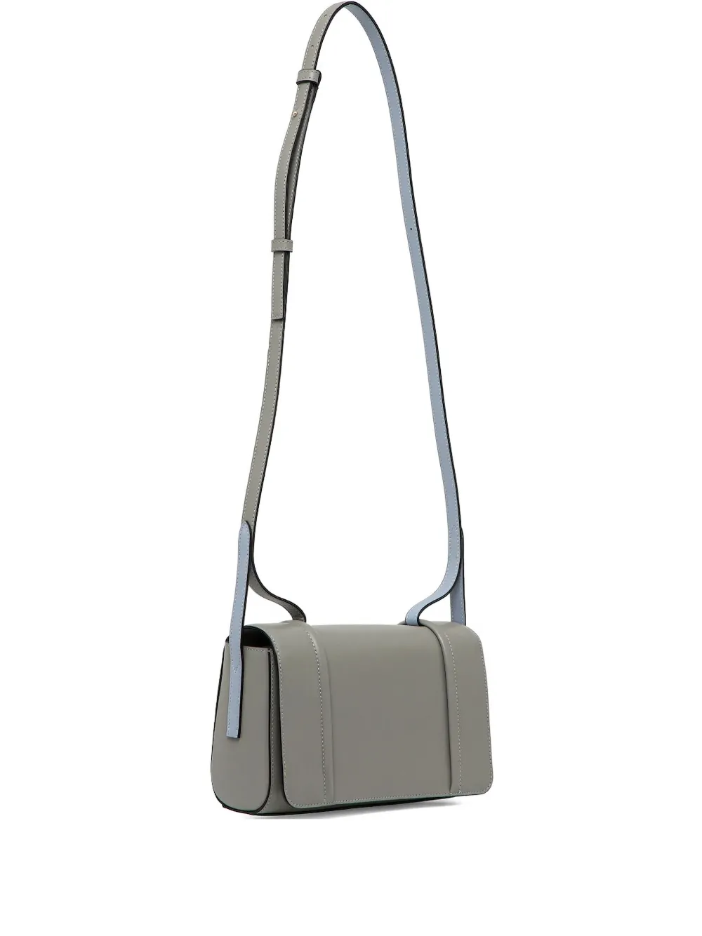 Furla mini Riva S leather-flap crossbody bag - グレー Furla mini Riva S leather-flap crossbody bag - グレー