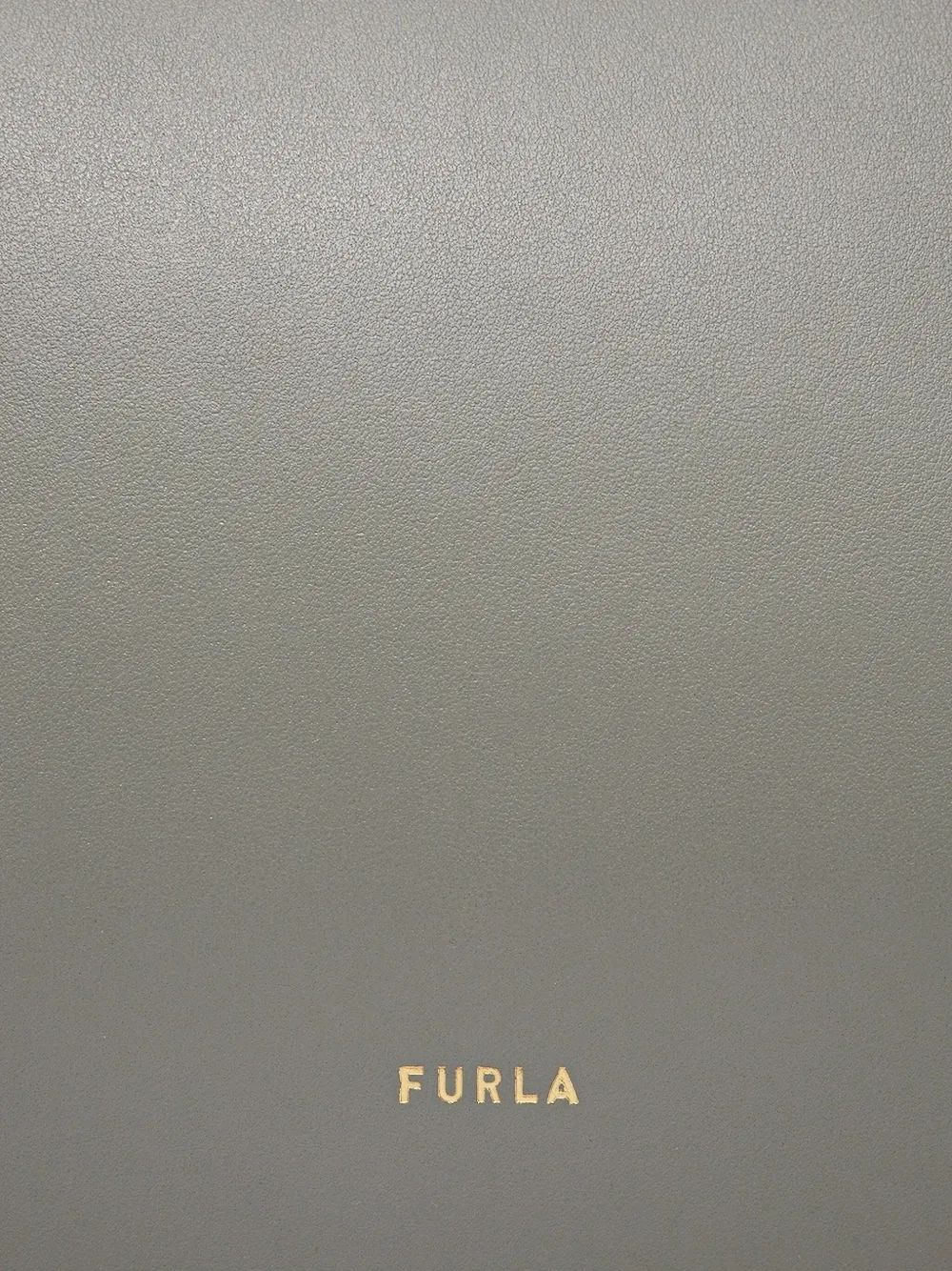 Furla mini Riva S leather-flap crossbody bag Grijs
