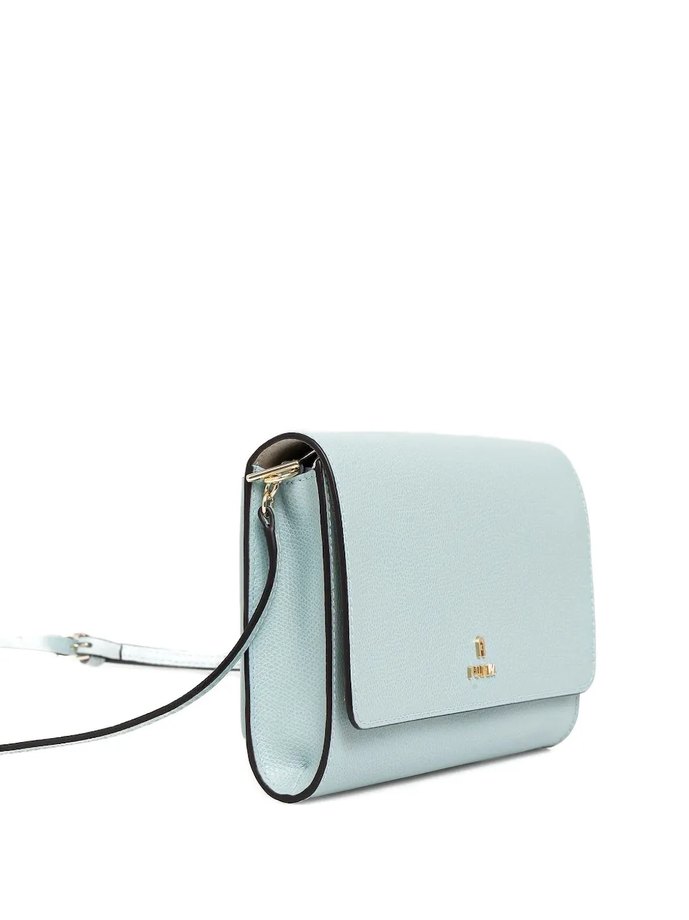Furla Camelia Flap-over Crossbody Clutch Bag In Blue