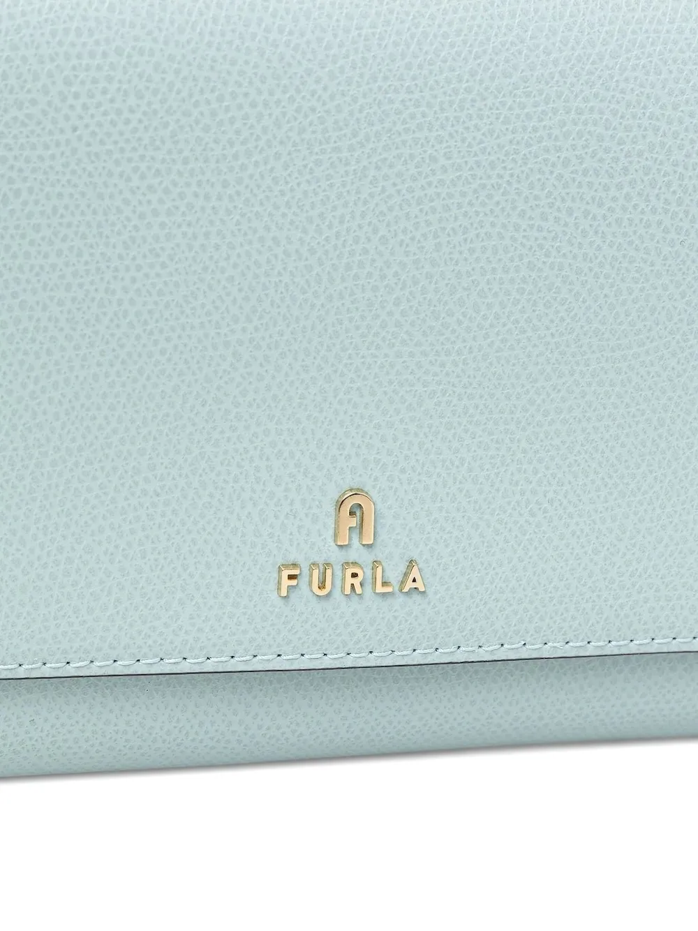 Furla Camelia flap-over crossbody clutch bag Blauw