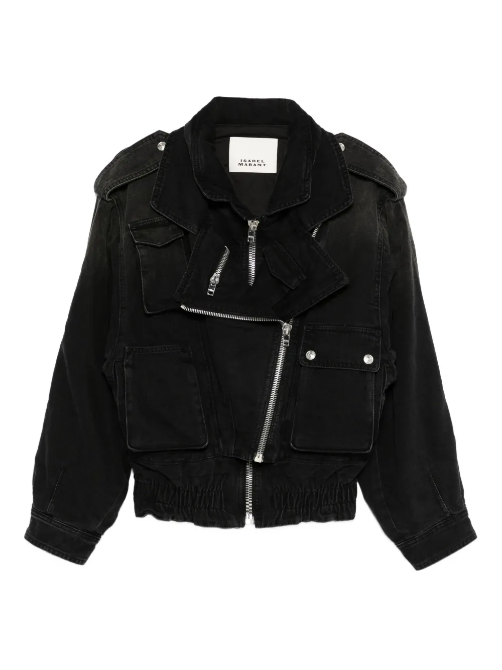 Isabel Marant Zip-fastening Bomber Jacket In Black