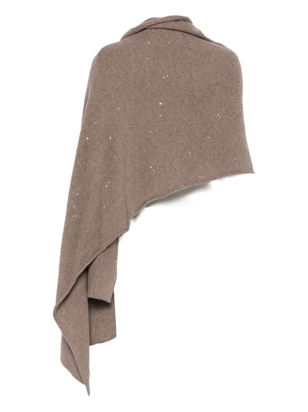 Antonelli Terenzia Sequin Cardigan In Brown