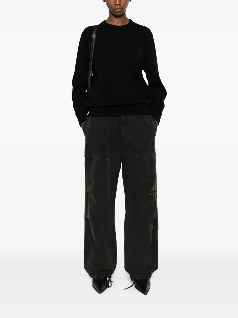 ENTIRE STUDIOS Trui met ronde hals Zwart