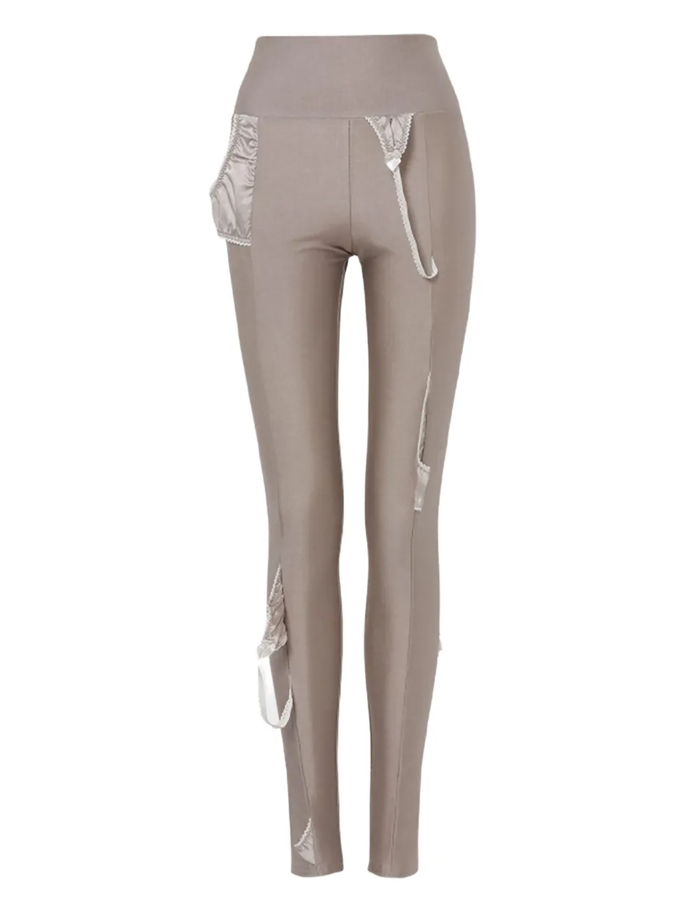 Panty asymmetric-pocketed leggings
