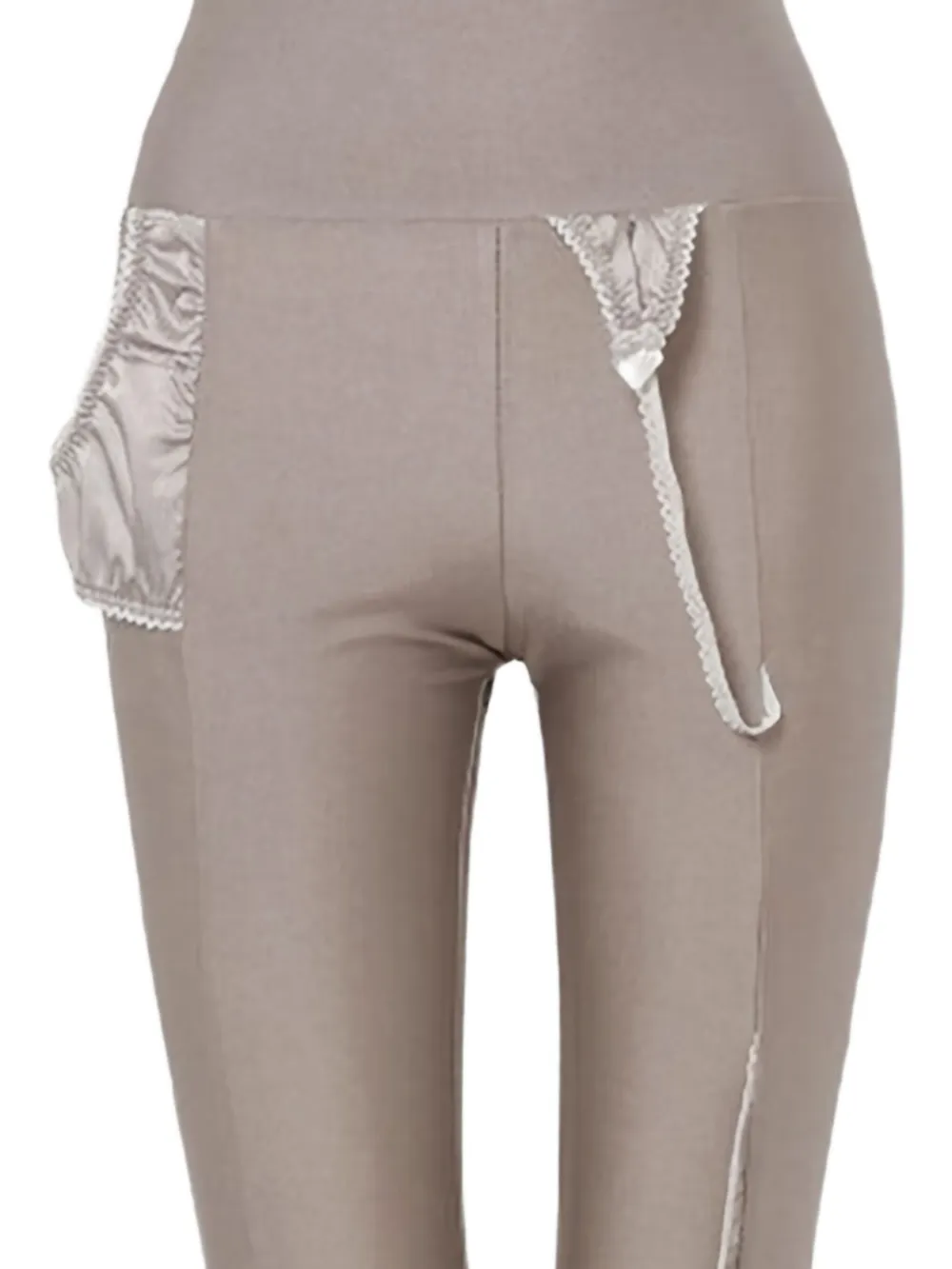 Jenny Fax Panty asymmetric-pocketed leggings - Grijs