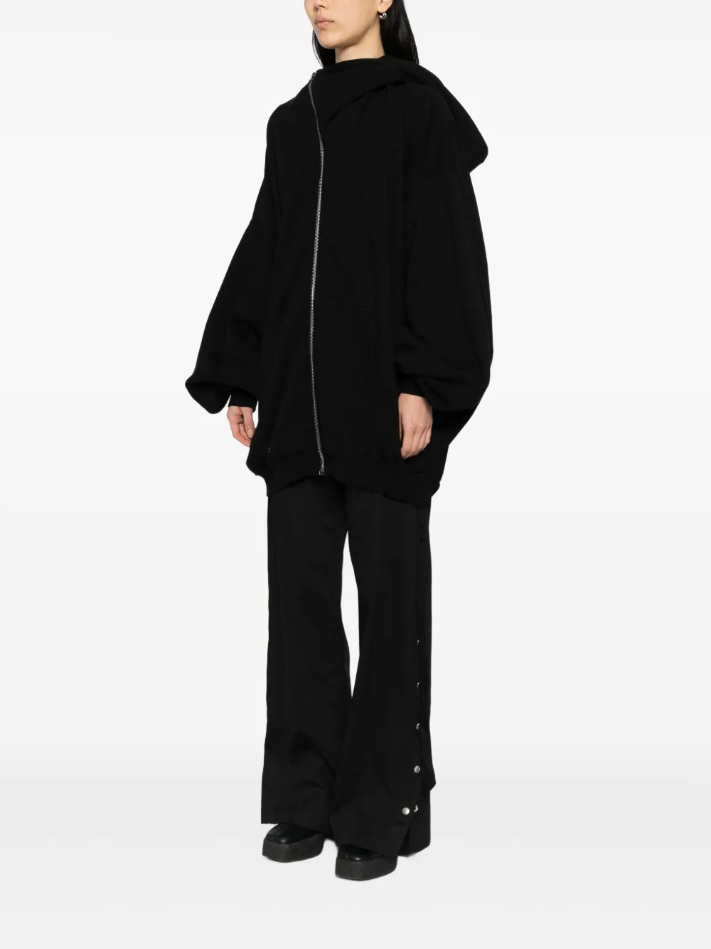 Rick Owens DRKSHDW Sweater met capuchon Zwart