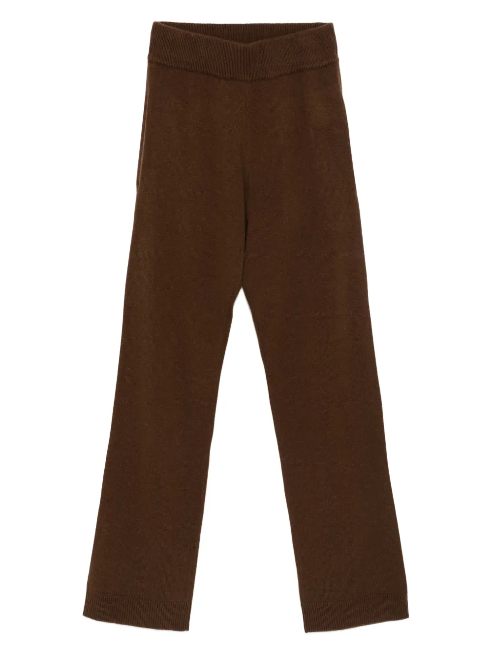 ENTIRE STUDIOS ribbed track pants | Brown | Image 1