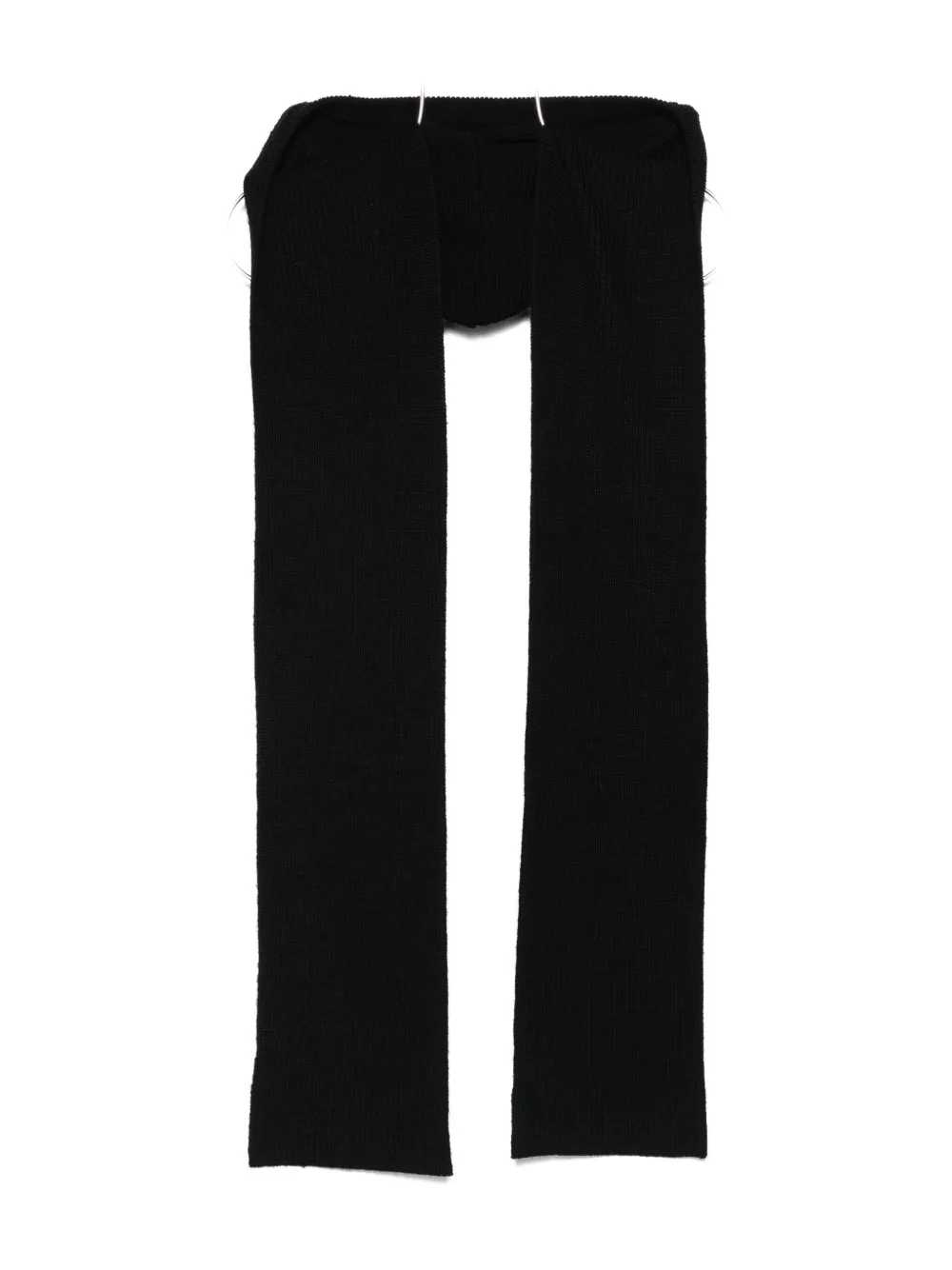 HELIOT EMIL ribbed scarf - Nero