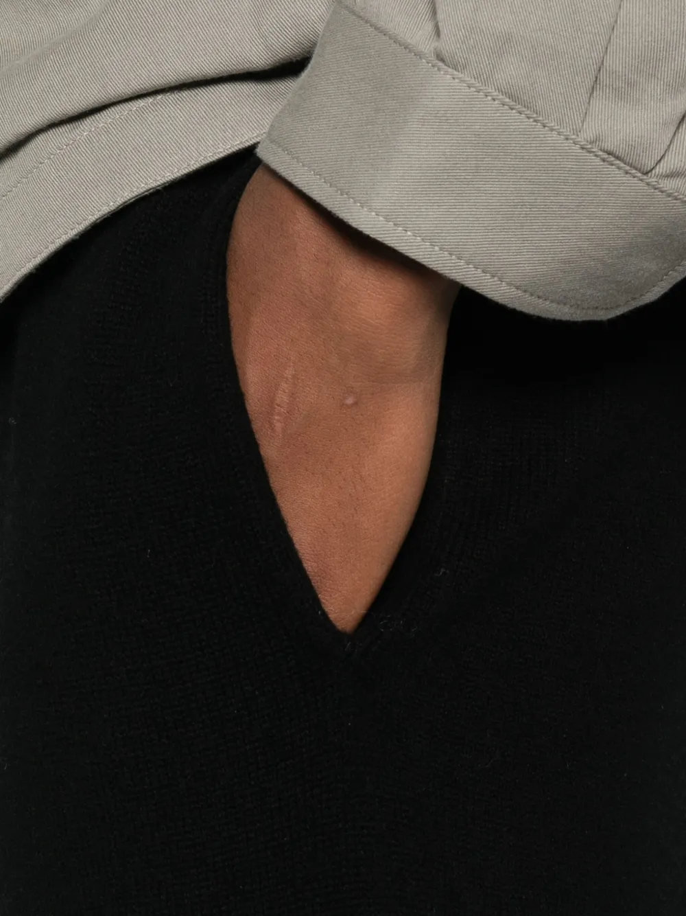 ENTIRE STUDIOS Geribbelde broek Zwart