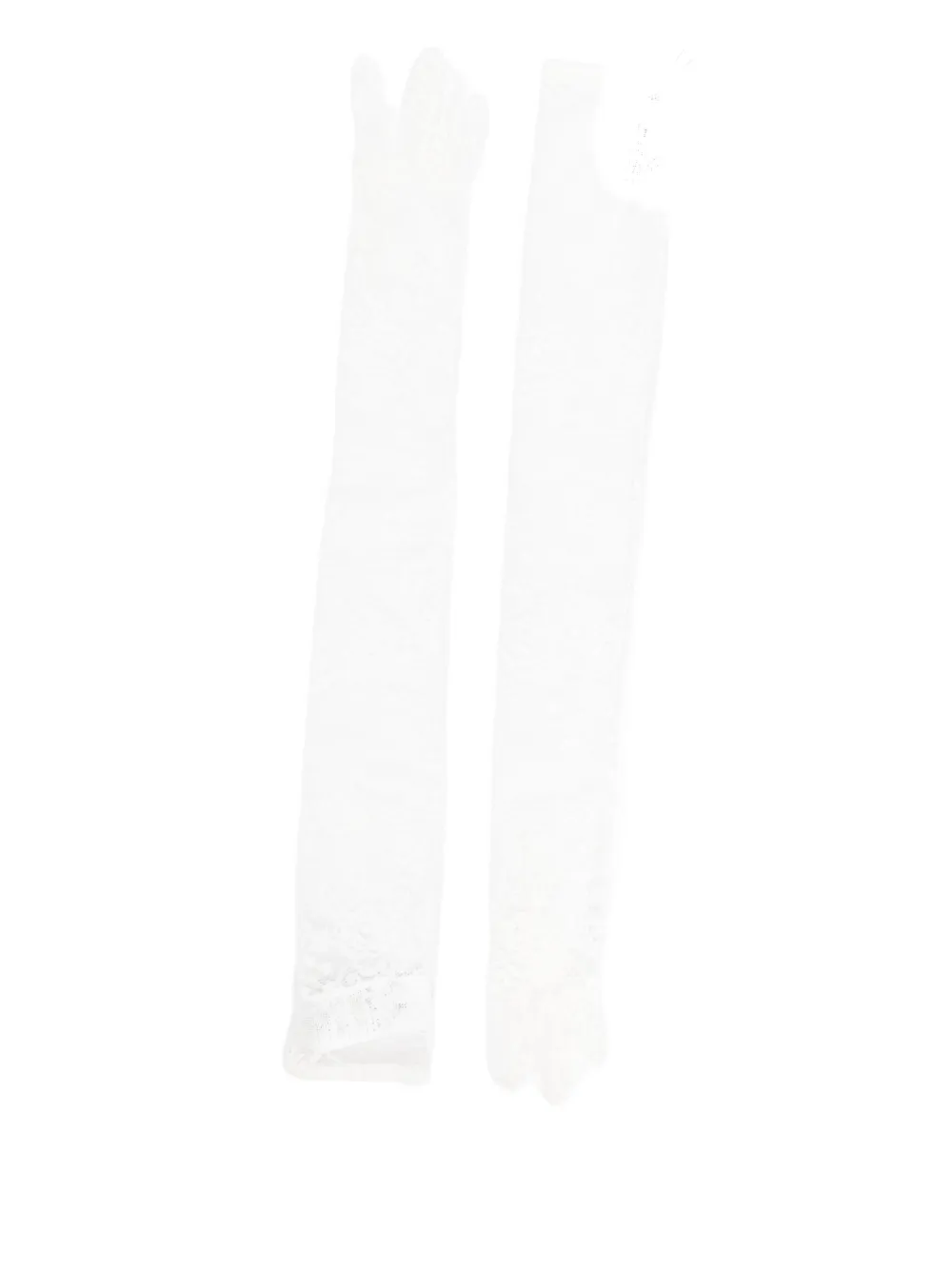 Giuseppe Di Morabito Lace-floral Gloves In White