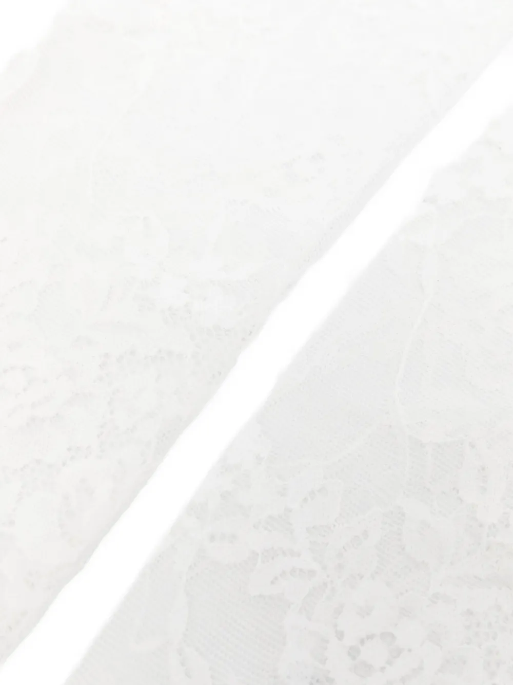 Giuseppe Di Morabito Handschoenen met bloemenkant Wit