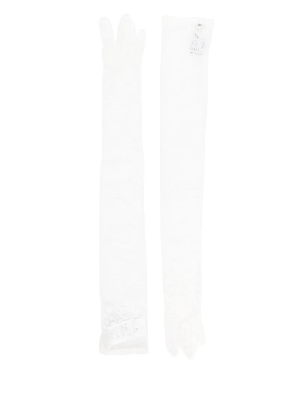 Giuseppe Di Morabito lace-floral gloves | White | Image 1