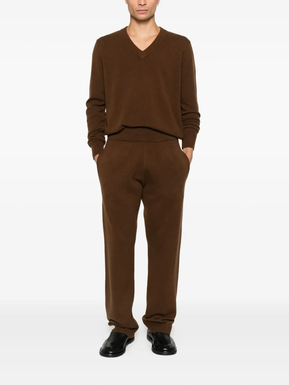 Entire Studios V-neck Sweater In Brown