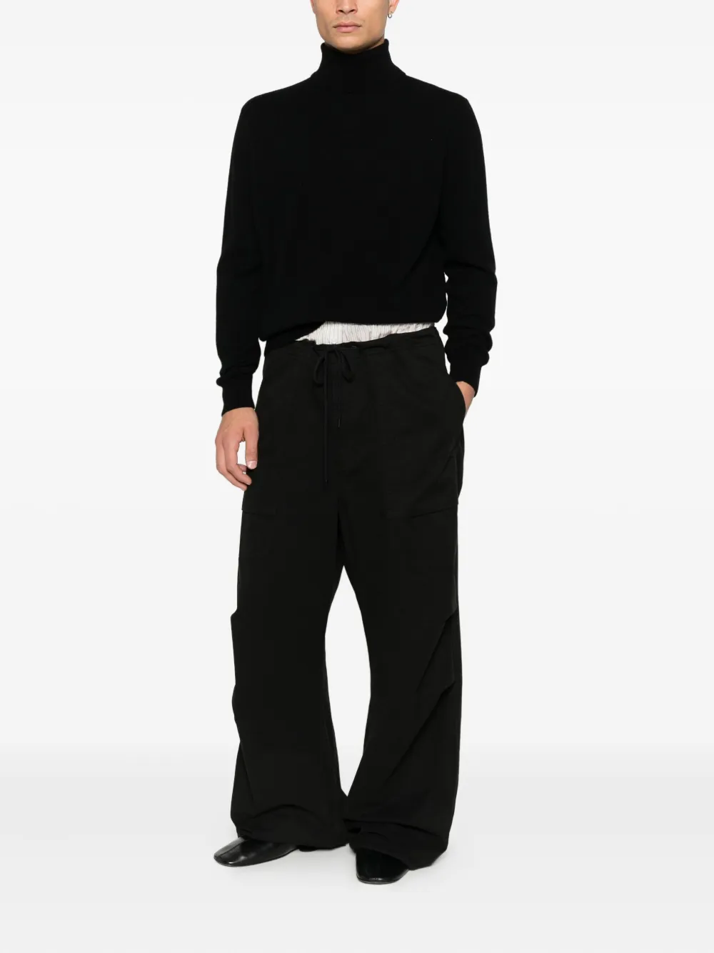 Entire Studios Halterneck Sweater In Black