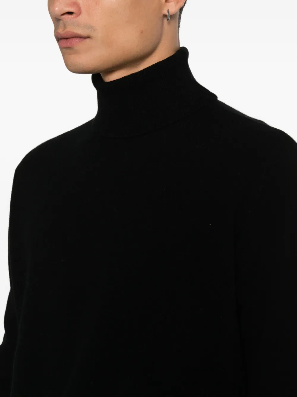 ENTIRE STUDIOS Trui met halternek Zwart