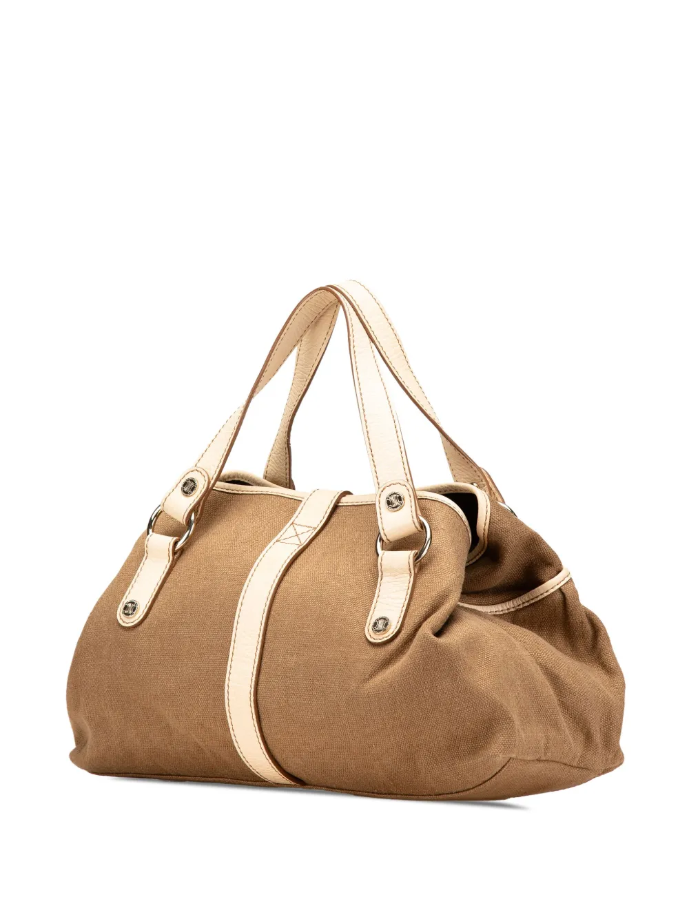 Pre-owned Celine 2000-2012 Canvas Boogie Tassel Tote Bag