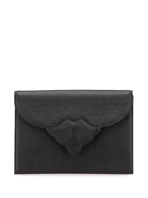 Saint Laurent Pre-Owned 20th Century Leather Monogram clutch bag