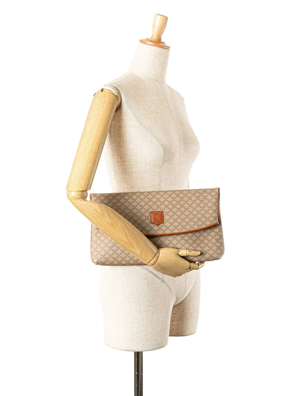 Céline Pre-Owned 2007 Macadam Coated Canvas clutch bag | Pre-Owned | Image 2