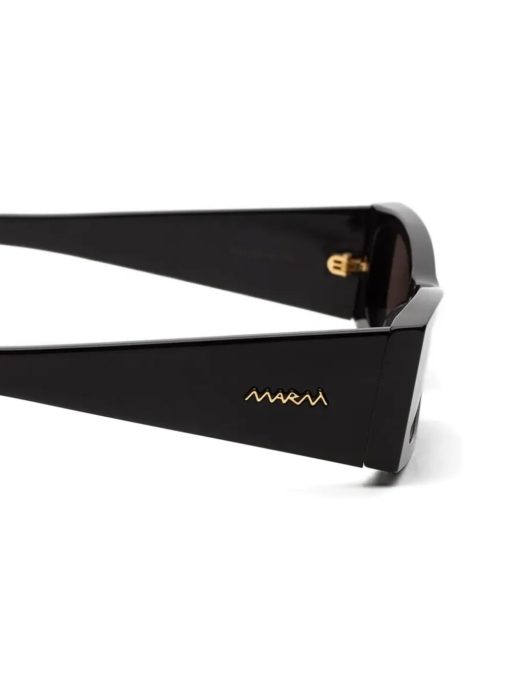 Marni Eyewear Zokoa rectangle-frame sunglasses - Zwart