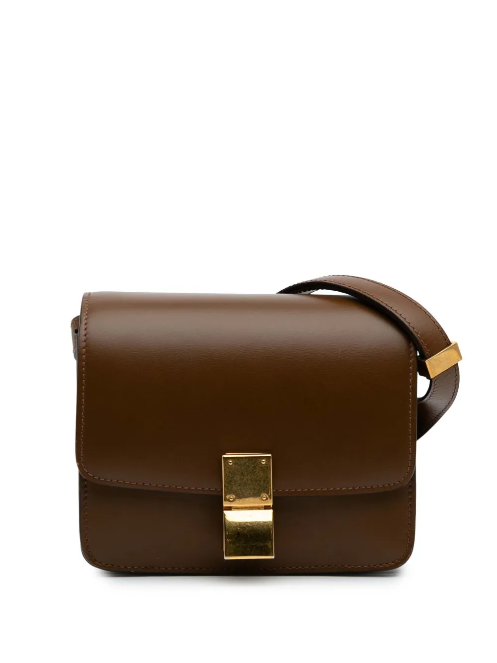Céline Pre-Owned 2017 Small Calfskin Classic Box crossbody bag - ブラウン Céline Pre-Owned 2017 Small Calfskin Classic Box crossbody bag - ブラウン