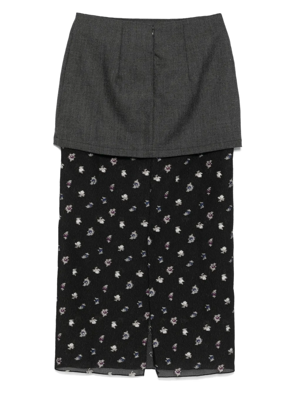 RACIL Demi layered maxi skirt | Straight Skirts | Image 2