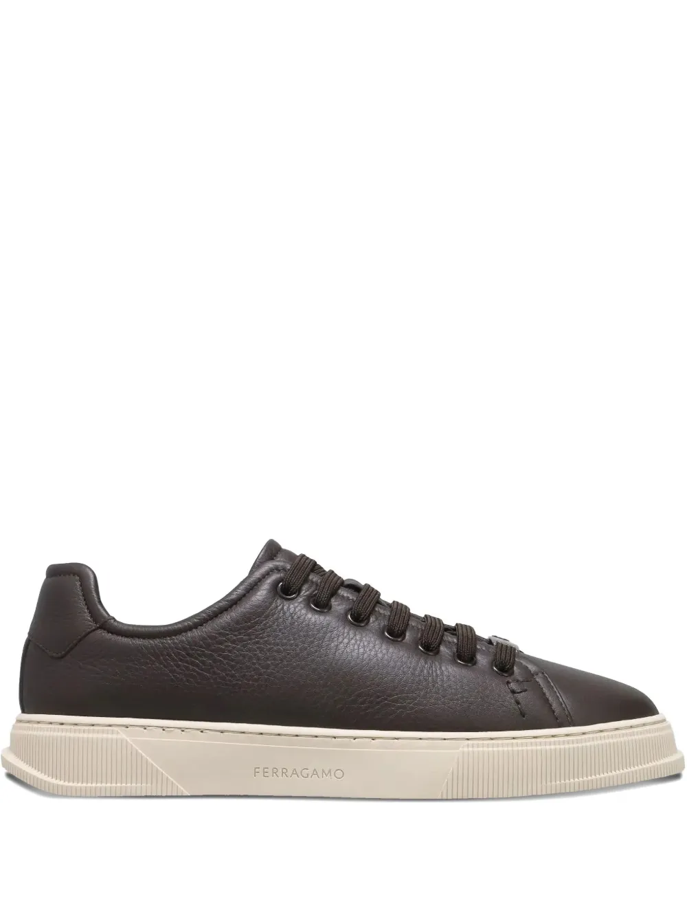Ferragamo leather lace-up sneakers Bruin