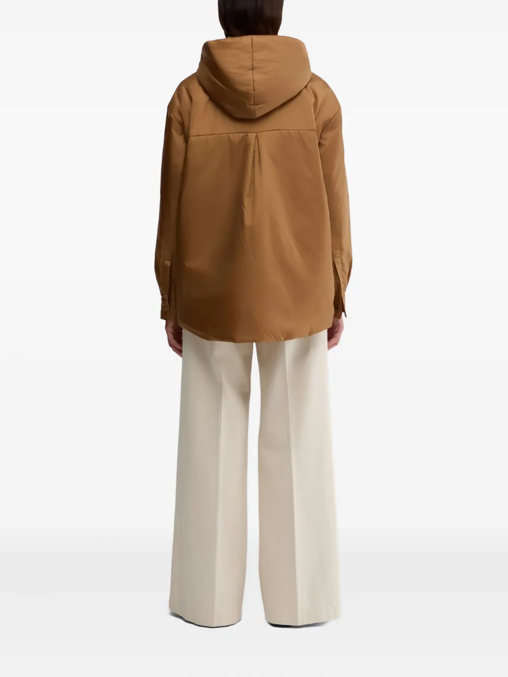 Aspesi Press-stud Fastening Jacket In Brown