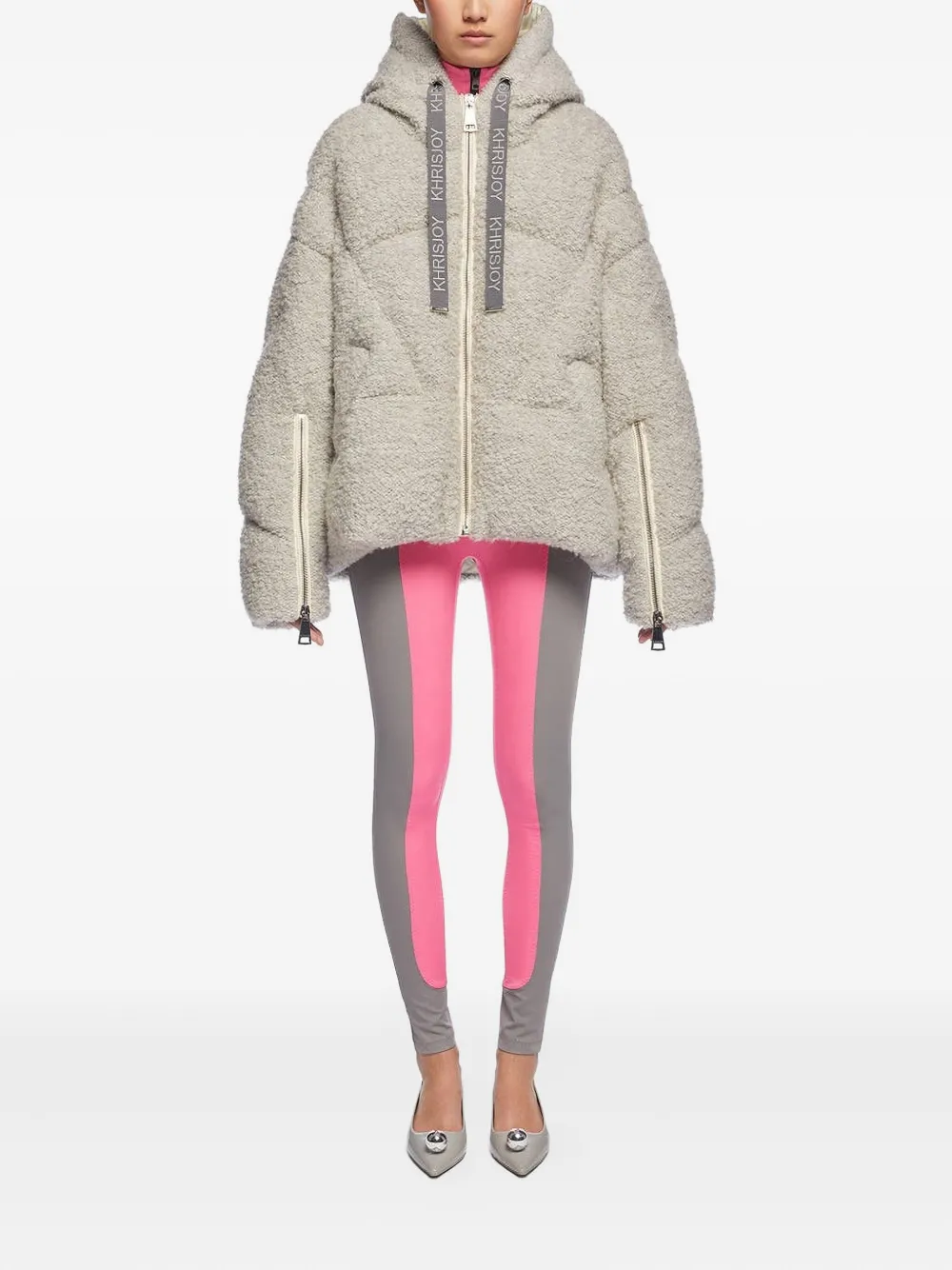 Khrisjoy Iconic Milano hooded zip jacket | Down Jackets | Image 2