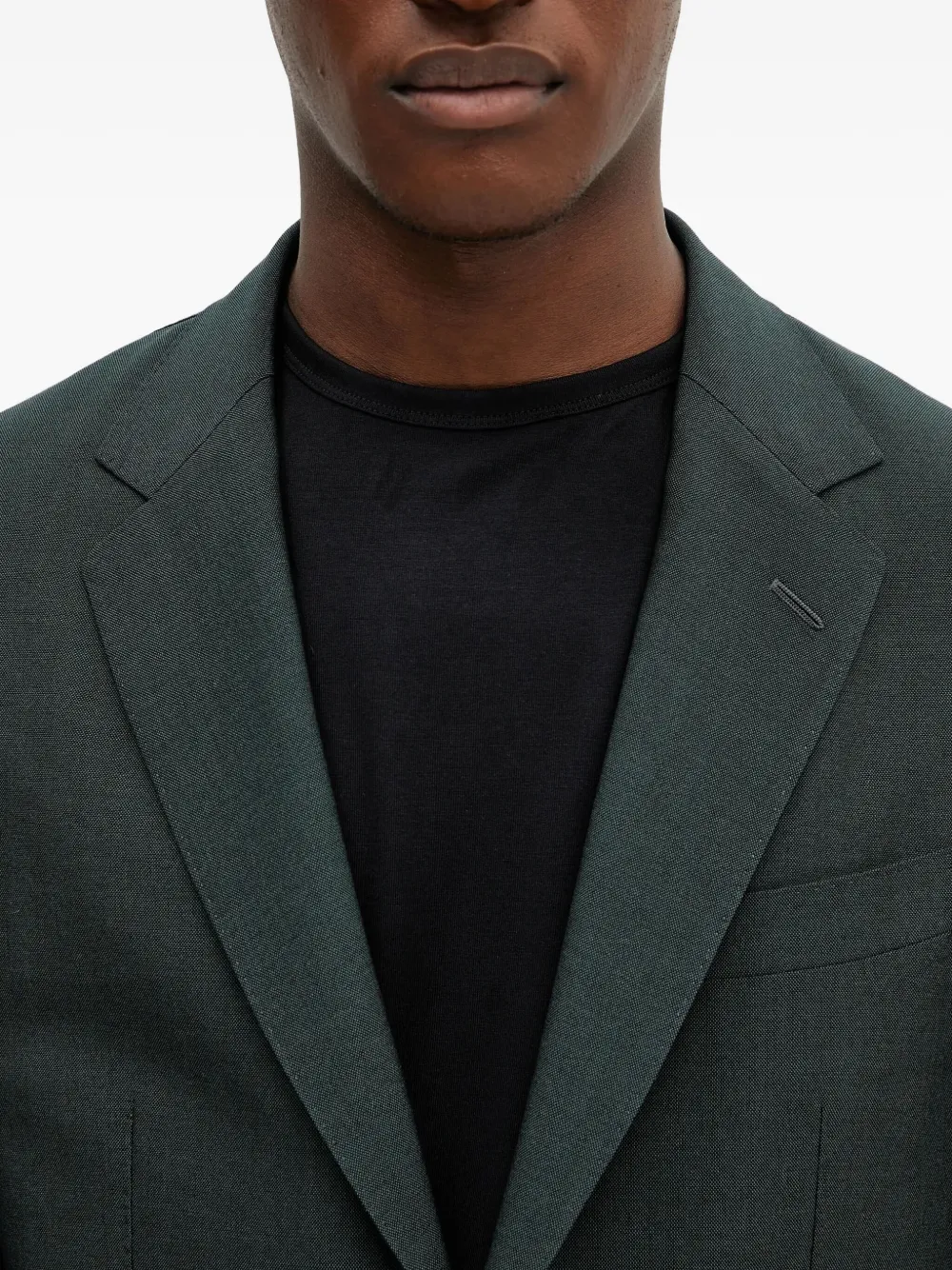 WACKO MARIA Blazer met gekerfde revers en twee knopen Groen