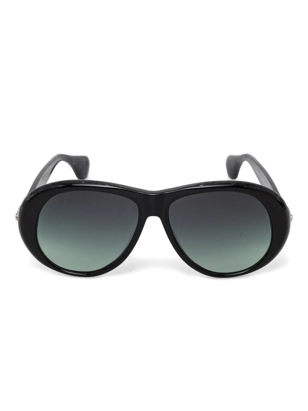 Vivienne Westwood orb-embellished round-frame sunglasses Zwart