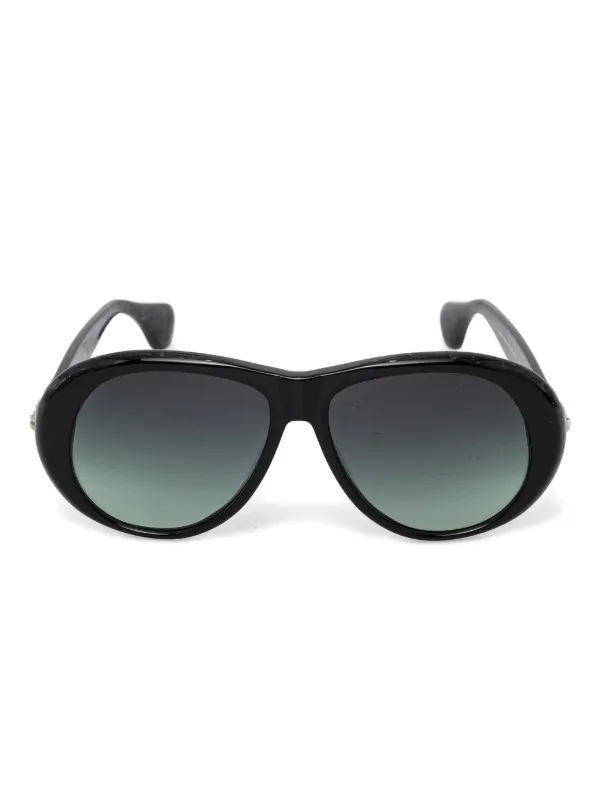 Vivienne Westwood orb-embellished round-frame Sunglasses | Black