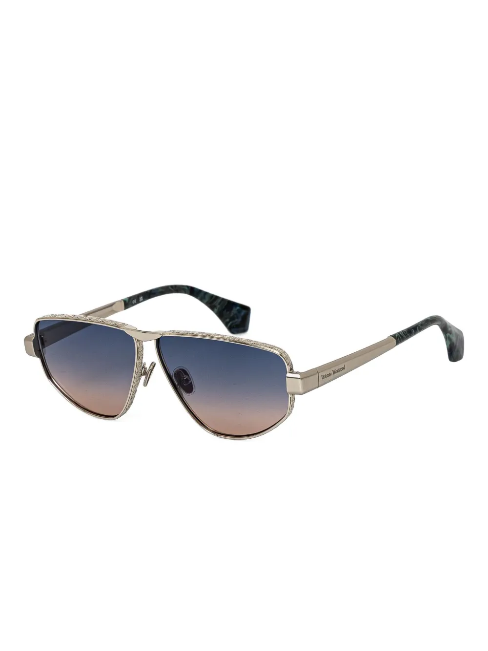 Vivienne Westwood geometric-frame sunglasses - Zilver