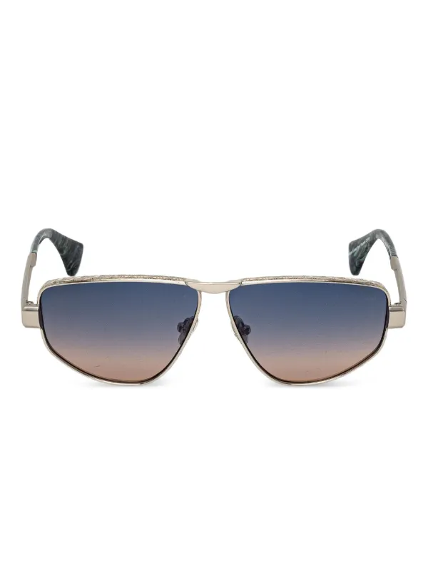 Vivienne Westwood ジオメトリックフレーム サングラス | シルバー