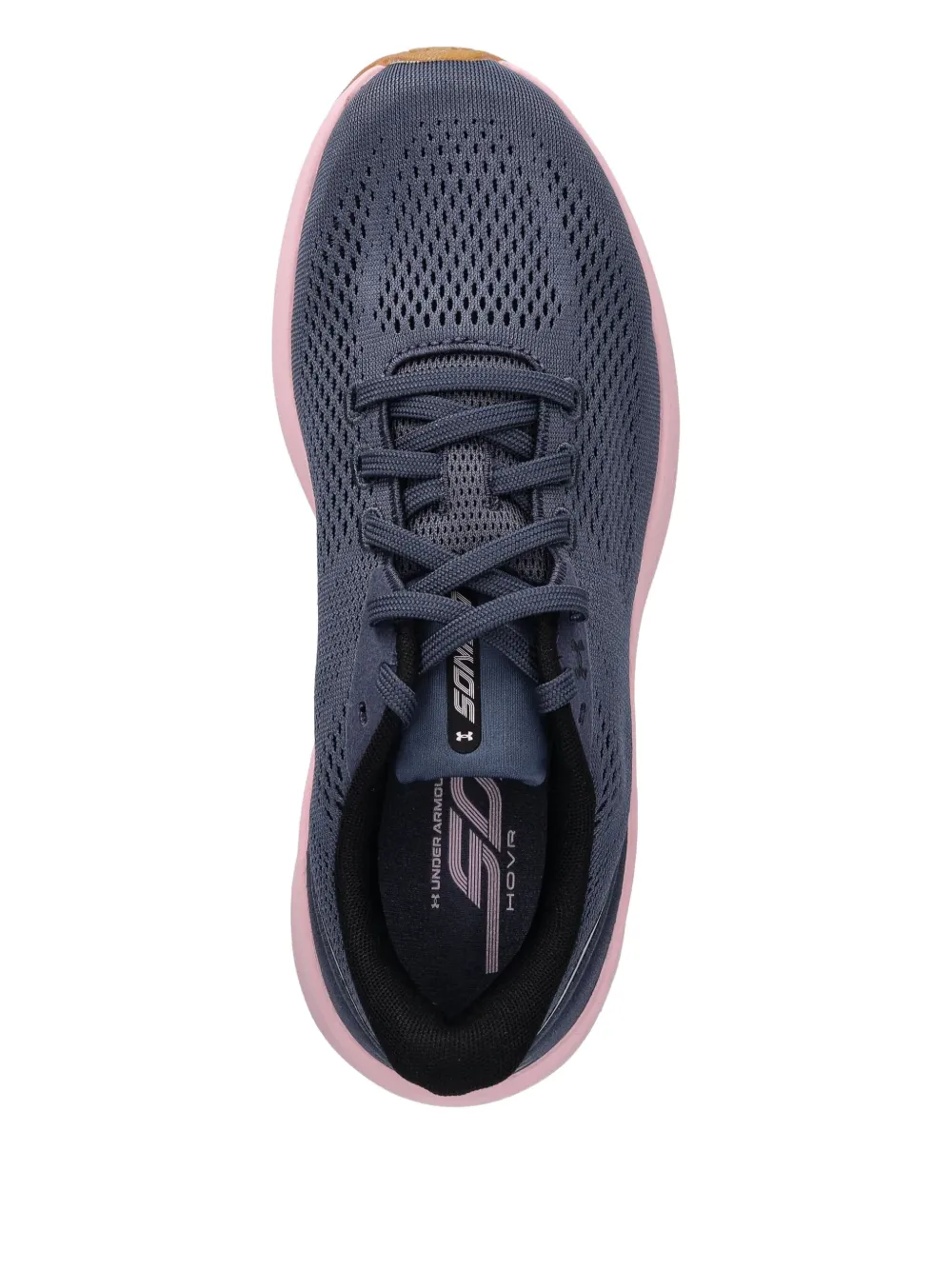 Under Armour perforated-detail lace-up sneakers Grey