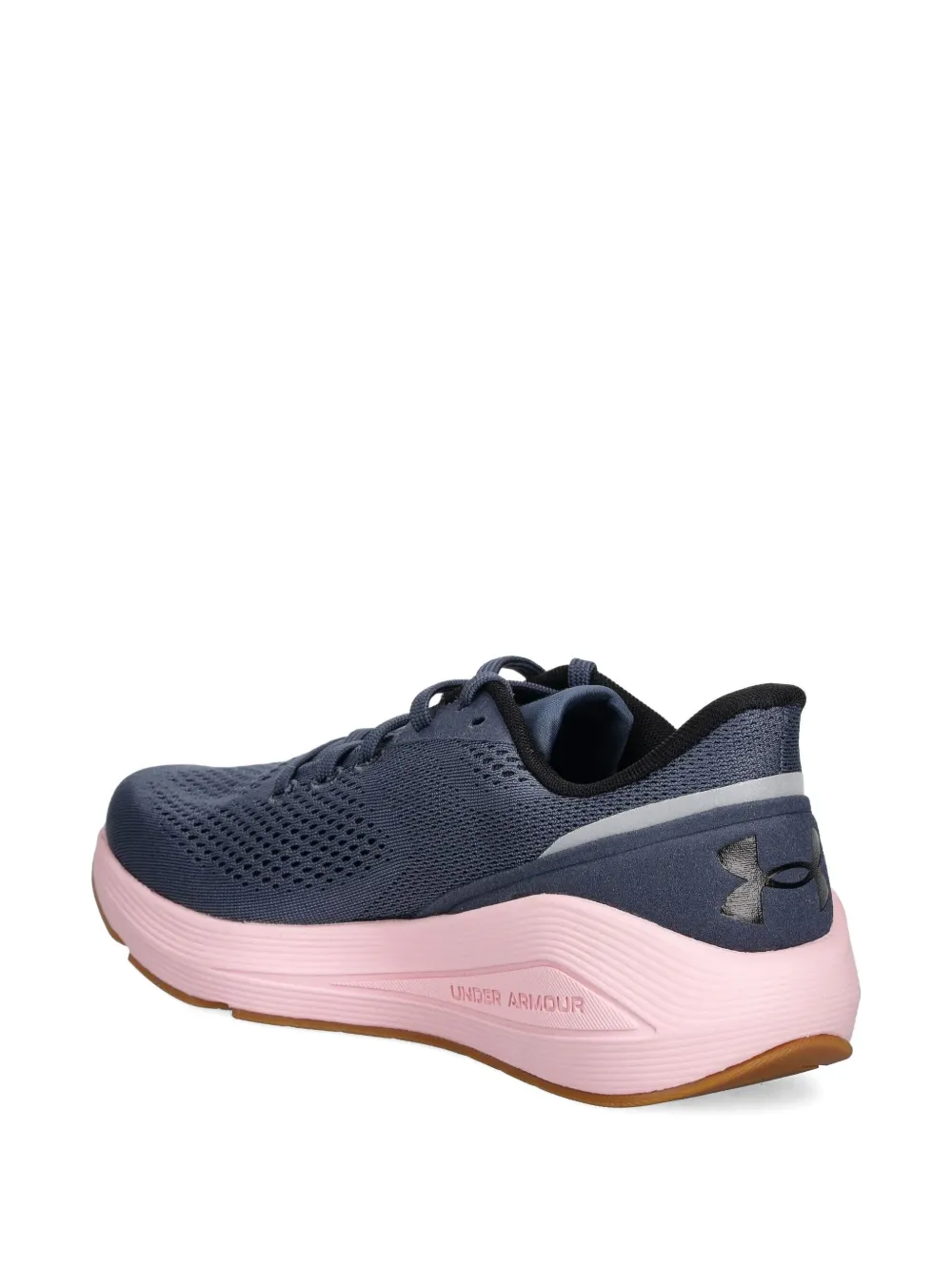 Under Armour perforated-detail lace-up sneakers Grey