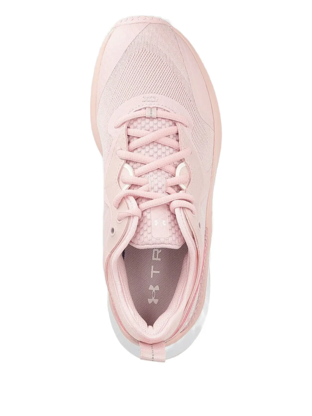 Under Armour lace-up mesh sneakers Pink