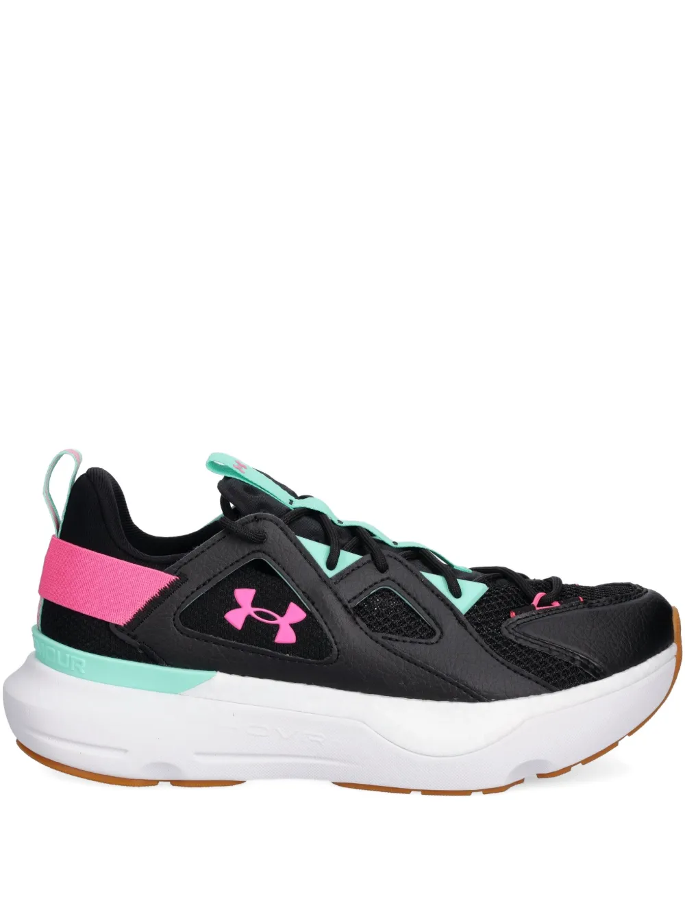 Under Armour mesh-panel trainers Black