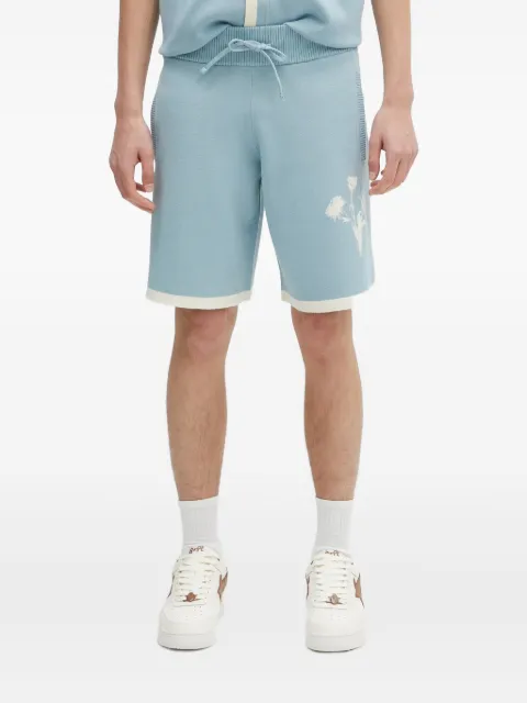Filling Pieces embroidered-flowers shorts