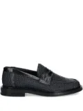 Filling Pieces Reed woven penny loafers - Blue